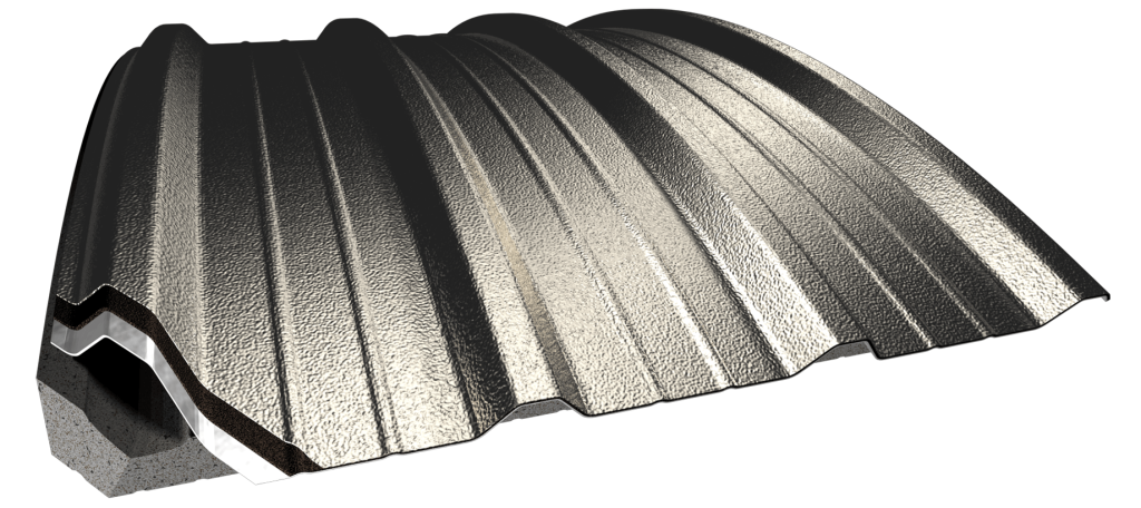 PANNELLO CURVABILE A RAGGIO VARIABILE MICROVENTILATO MULTISTRATO