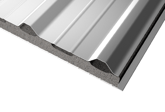 Pannello isolante e microventilato in doppia lamiera